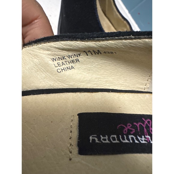 Chinese Laundry Muse‎ Black Suede Leather Platform Stiletto High Heel Pumps 11 - Picture 5 of 7